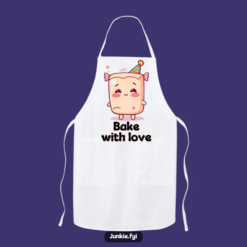 Funny Kawaii Candy Party Apron: Delicious Design for Bakers, Perfect Humorous Chef's Gift!