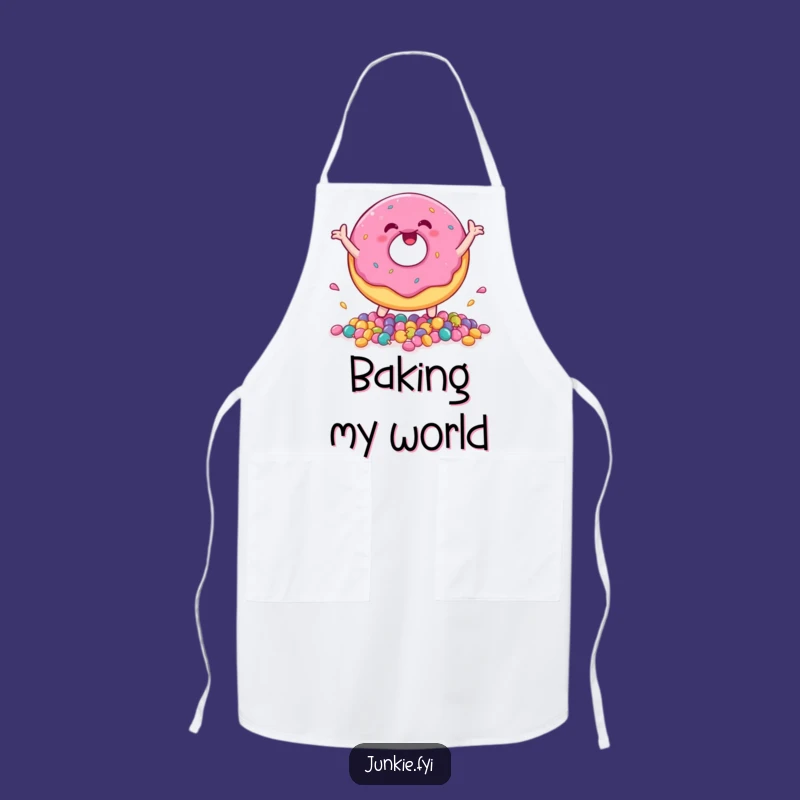 Funny Donut Baker Apron: Sprinkle Your Kitchen with Candy-Coated Fun