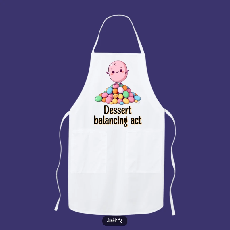 Funny Macaron Apron: Baking with Sweet Precision, Ideal Funny Gift for Bakers