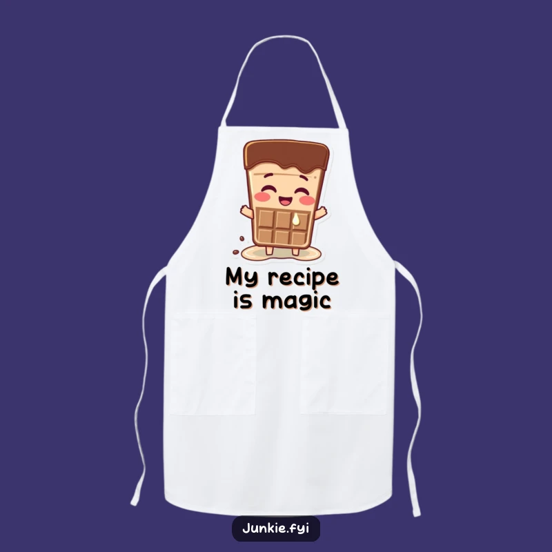 Funny Happy Chocolate Apron - Sweet Kitchen Fun & Excitement Gift