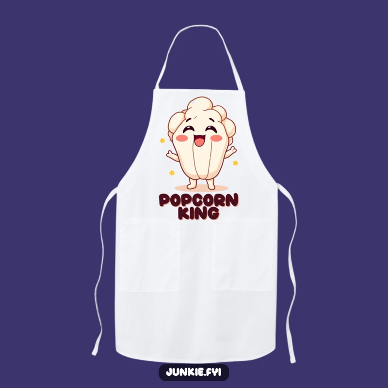 Funny Popcorn Chef Apron: Cook with Explosive Fun
