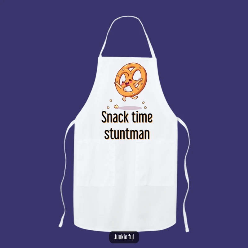 Funny Pretzel Popcorn Apron: Cook with Energetic Fun!
