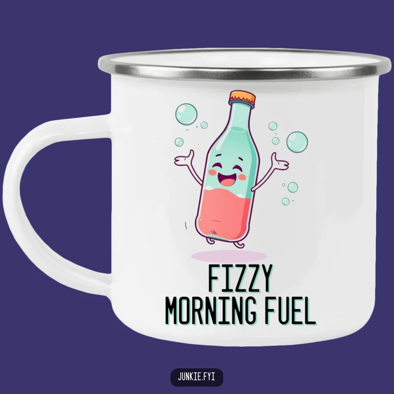 Funny Soda Dance Camping Mug: Hilarious Fizzy Sips Outdoors