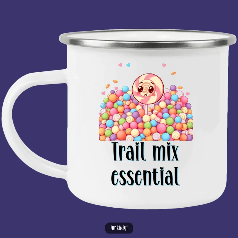 Funny Surprised Lollipop Camping Mug - Outdoor Sweet Surprise Gift