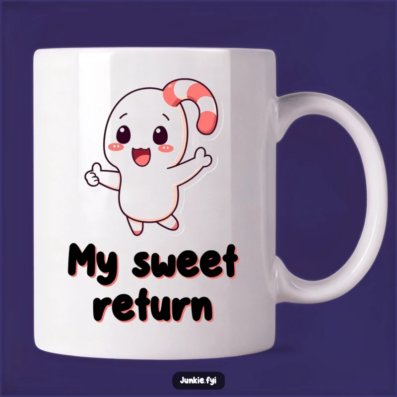 Funny Candy Cane Boomerang Mug: A Sweet Return of Humor