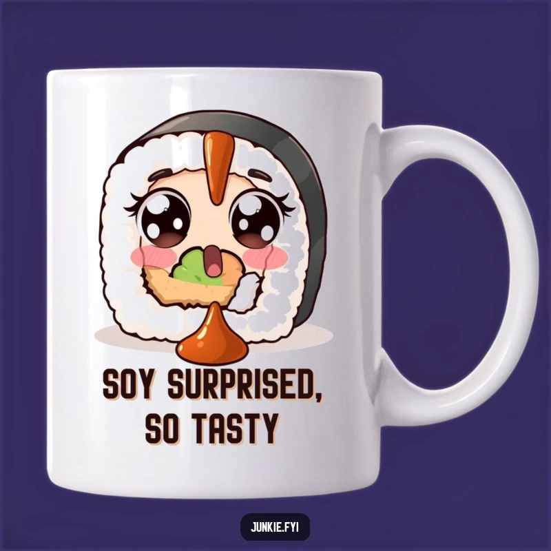 Funny Sushi Soy Sauce Mug: Catch Laughter with Every Sip