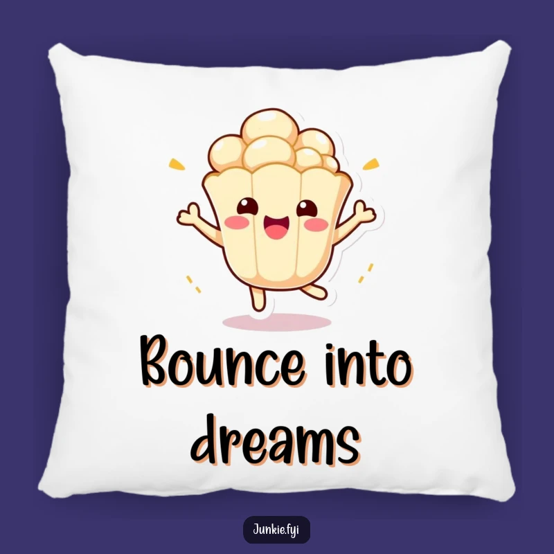 Comfy Funny Kawaii Popcorn Pillow: Soft & Snuggly Decor, Ideal Humorous Gift!