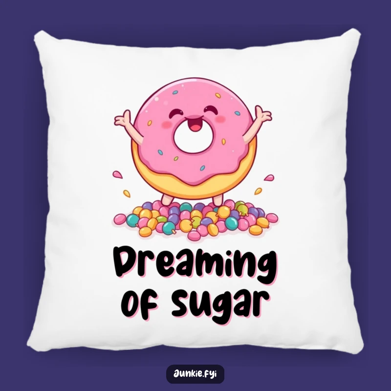 Funny Donut Candy Pillow: Huggable Sweetness and Playful Comfort