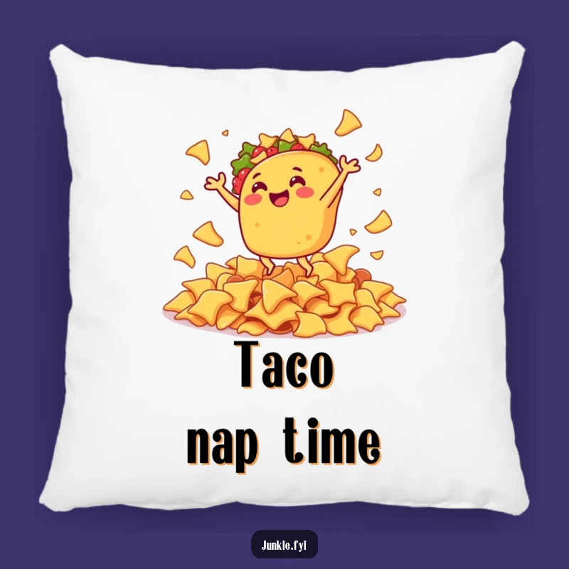 Funny Taco Jig Pillow: Snuggle Up with Fiesta Comfort