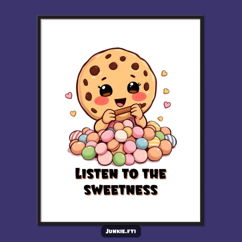 Funny Cookie Charmer Digital Art: Instant Enchantment for Walls