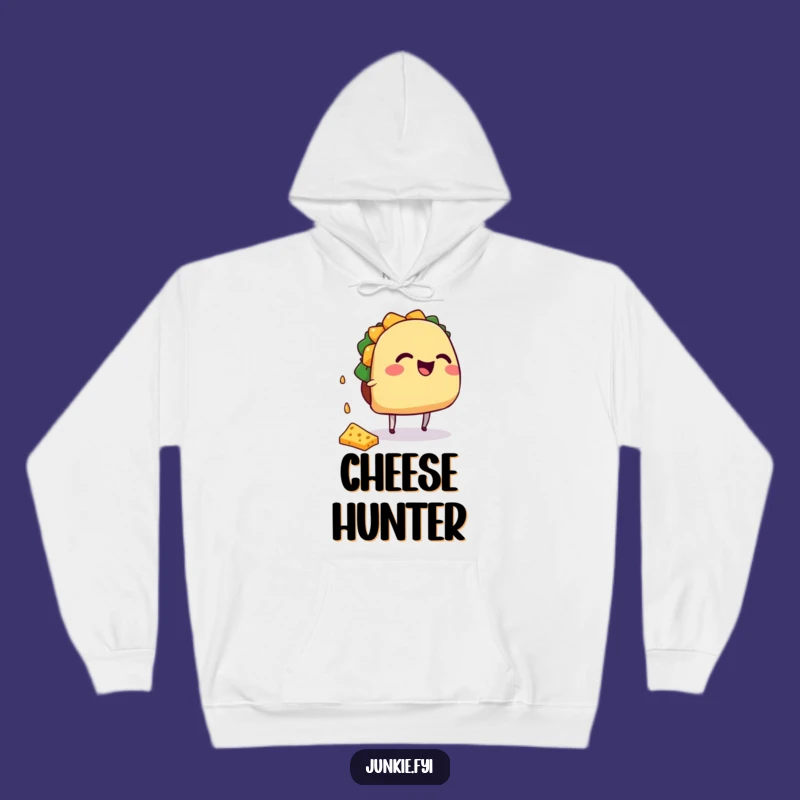 Cozy Funny Taco Cheese Grab Hoodie - Warm & Witty Comfort