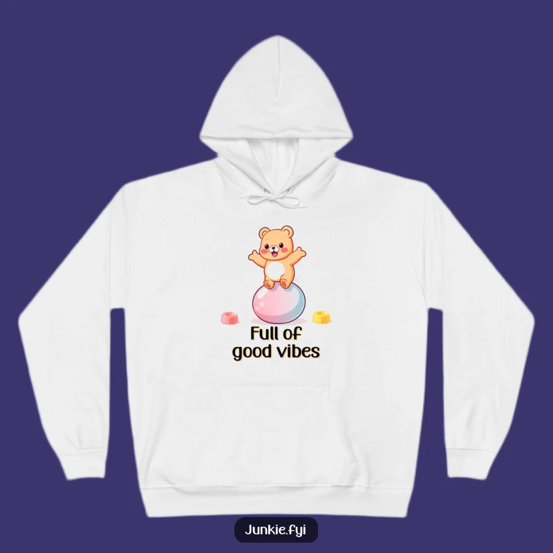 Cozy Funny Gummy Bear Hoodie: Warmth for Your Joyful Bounce