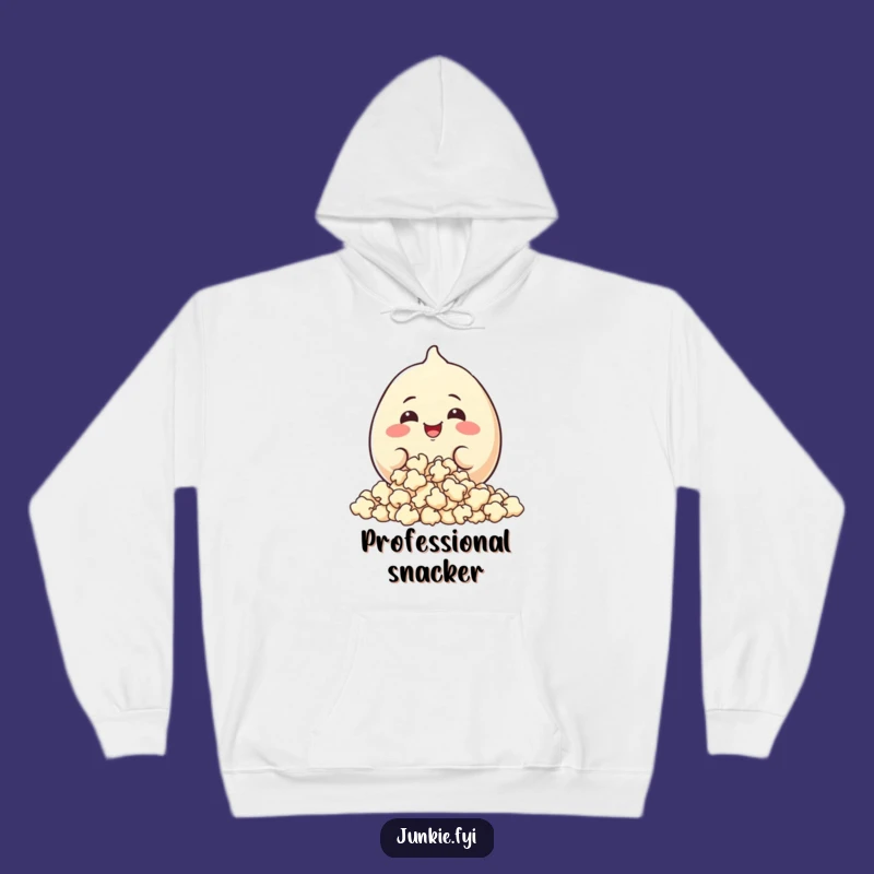 Cozy Funny Popcorn Muncher Hoodie: Warmth for Snack Lovers, An Ideal Funny Gift