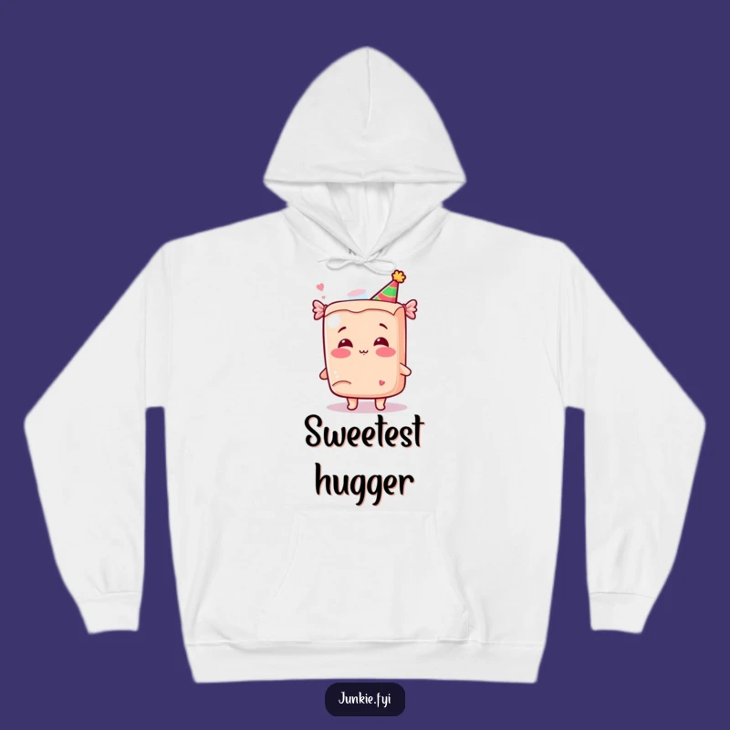 Cozy Funny Kawaii Candy Hoodie: Warm & Whimsical Character Wear, Great Humorous Gift!