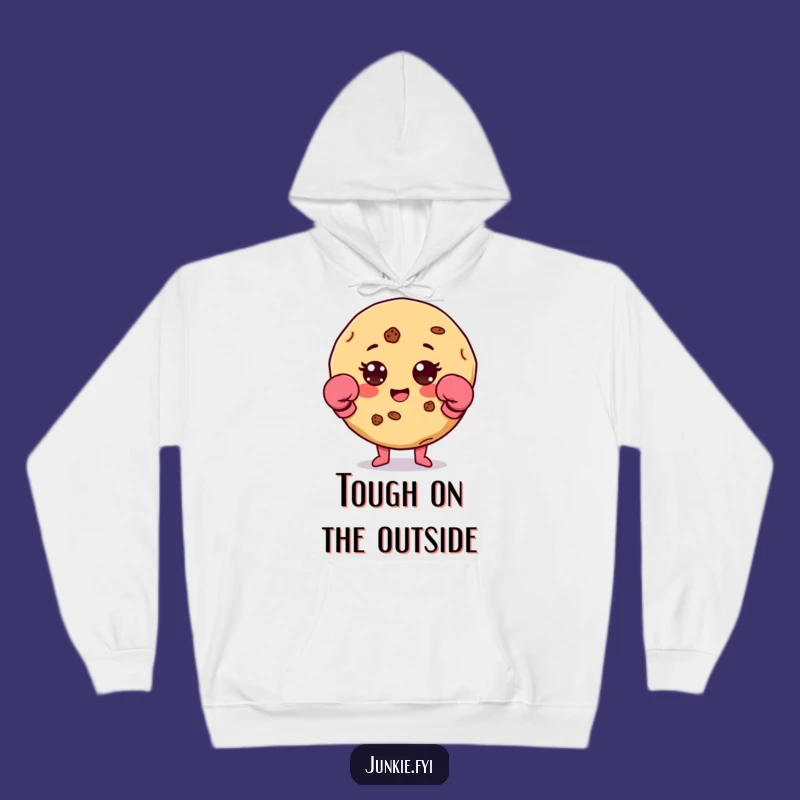 Cozy Funny Cookie Boxer Hoodie: Warm Up for Sweet Victory