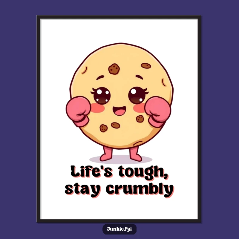 Funny Cookie Boxer Free Printable Wall Art - Tough Downloadable Decor!