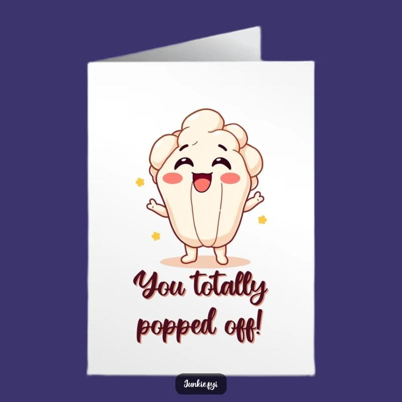 Free Printable Congrats Card: Popcorn Burst, Fun Downloadable Gift!