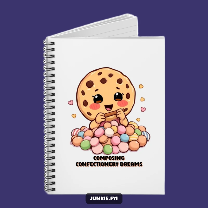 Funny Cookie Charmer Notebook: Compose Your Sweetest Ideas