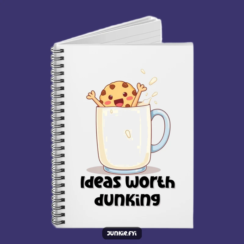 Funny Cookie Dunk Notebook: Jot Down Treats and Thoughts
