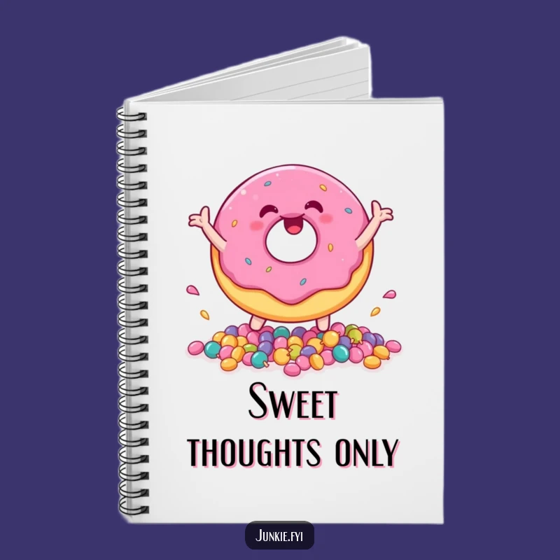 Funny Donut Notebook: Jot Down Sweet Ideas with Candy-Filled Fun