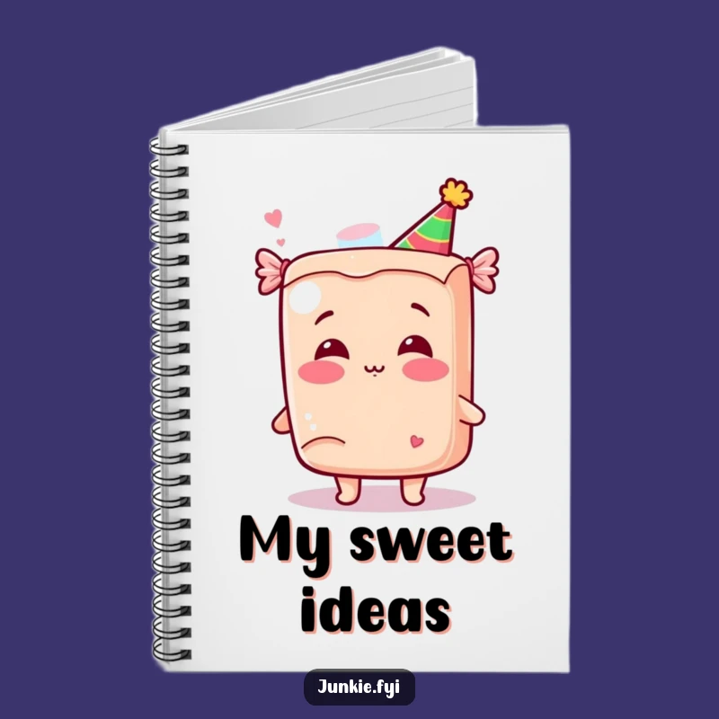 Funny Kawaii Candy Notebook: Sweet Thoughts & Ideas, Great Humorous Gift for Writers!