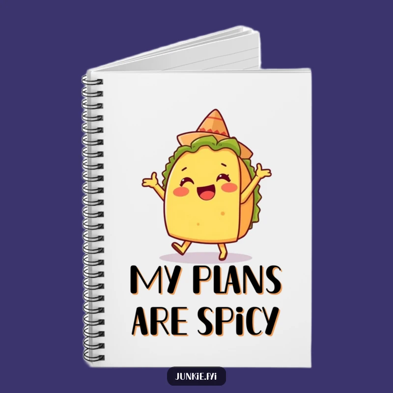 Funny Taco Dance Notebook - Jot Down Fiesta & Ideas Gift