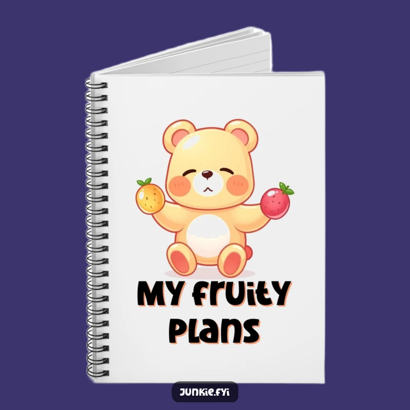 Funny Gummy Bear Juggling Notebook: Jot Down Sweet Ideas, Perfect Funny Gift
