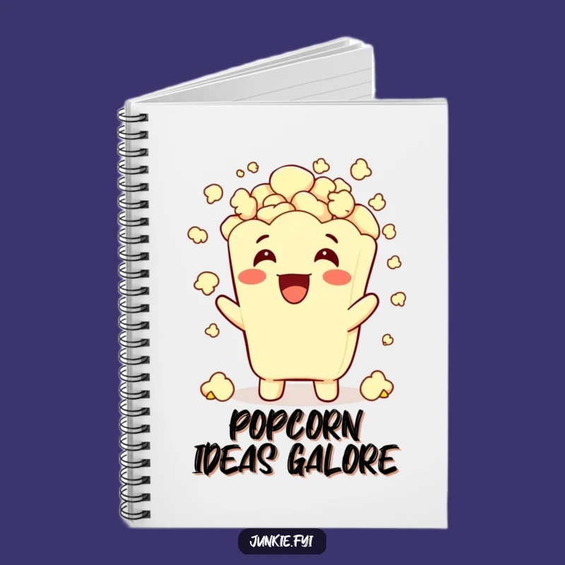 Funny Popcorn Journal: Capture Snack-Fueled Ideas with Glee