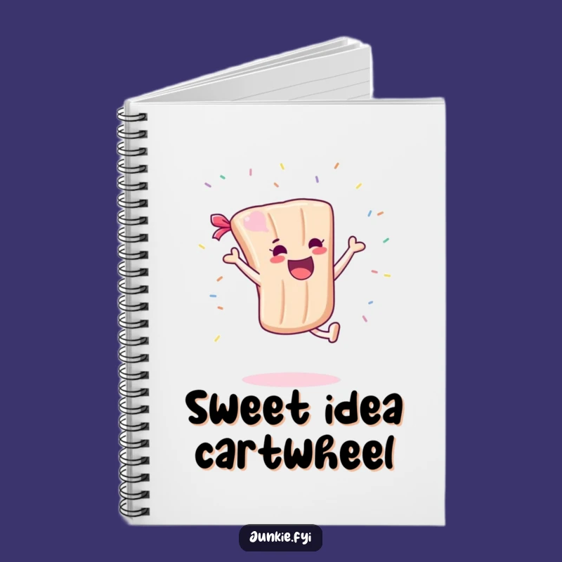 Funny Candy Cartwheel Notebook: Jot Down Sweet Ideas with This Hilarious Journal