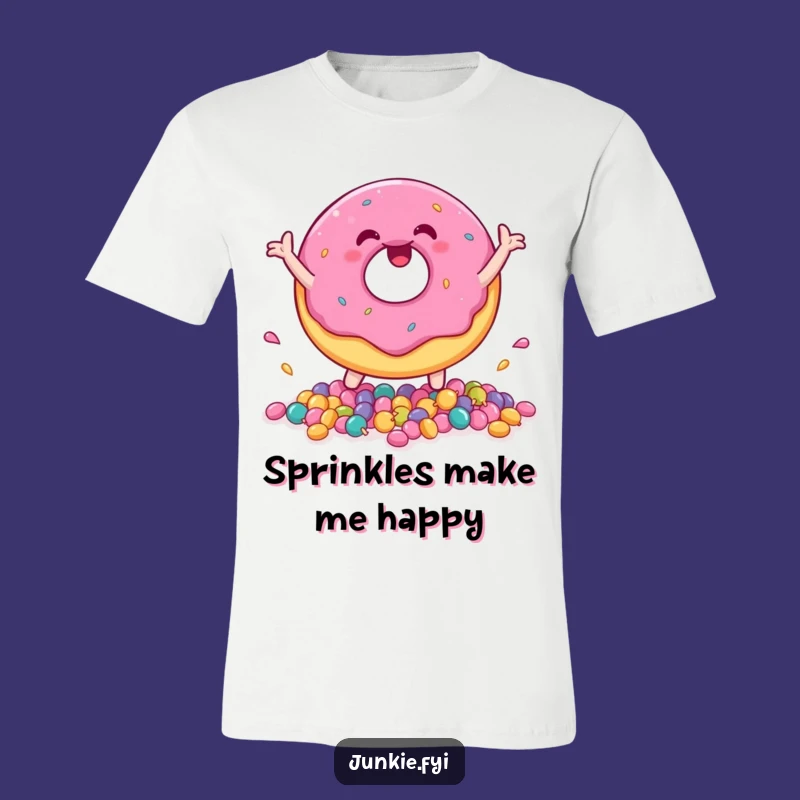 Funny Donut Candy Fun Tee: Wear Your Sweetest, Happiest Style