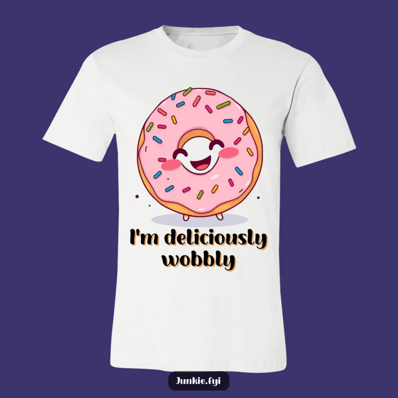 Funny Donut Wiggle T-Shirt: Hilarious Sprinkle Character, Perfect Funny Gift for Doughnut Lovers