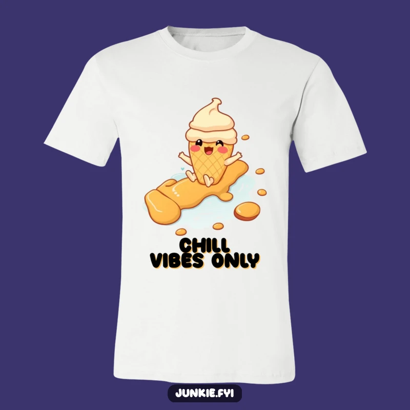 Funny Ice Cream Slide Tee: Wear Your Sweetest, Happiest Adventure