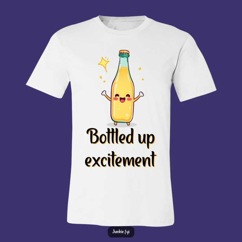 Funny Soda Bottle Fizz T-Shirt - Party Drink Apparel