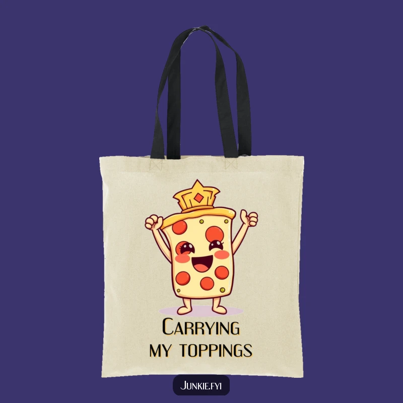 Funny Pizza Slice Tote Bag: Carrying Victory, A Practical & Funny Gift