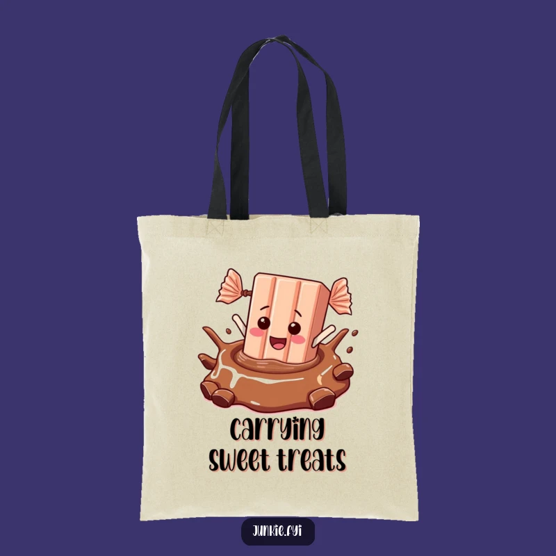 Funny Candy Bar Dive Tote Bag: Carry Your Love for Chocolate, Great Funny Gift