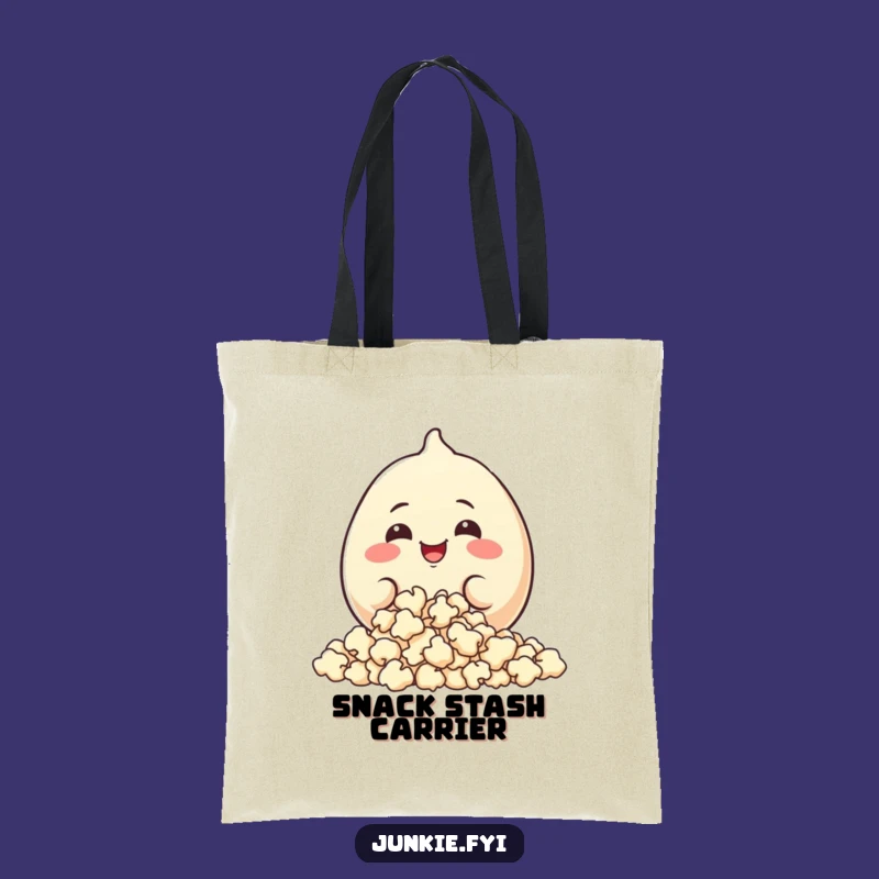 Funny Popcorn Lover Tote Bag: Carry Your Snacks in Style, A Practical Funny Gift