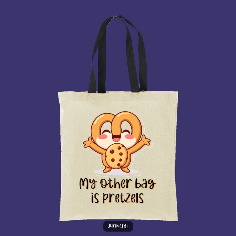 Funny Pretzel Tote Bag: Carry Your Snacks and Your Humor in Style